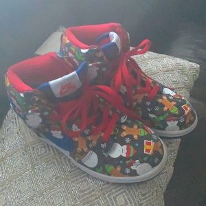 Rare find ugly Christmas  sweater SB concepts high tops 2017
